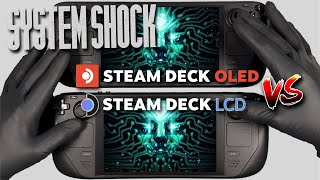 System Shock  Steam Deck OLED VS LCD  Steam OS  Gameplay Comparison wCommentary [upl. by Scrogan]