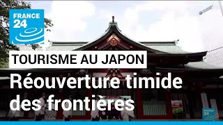 Japon Réouverture timide des frontières à certains touristes • FRANCE 24 [upl. by Enilrad]