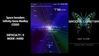 Groove Coaster ZERO quotSpace Invaders Infinity Gene Medlayquot [upl. by Amilah]