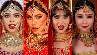 Asoka Bribal Makeup Trend🧕“Indian Makeup Trend From Viet Nam” Trend Biến Hình Ấn Độ  Genz Dance [upl. by Tehr]