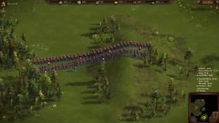 Cossacks 3  4v4 10pt  Self Restriction [upl. by Niel]