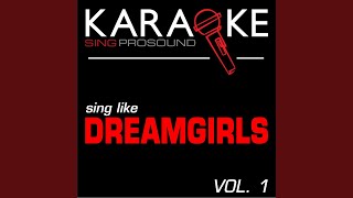 Aint No Party In the Style of Dreamgirls Karaoke Instrumental Version [upl. by Nedroj]