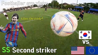 I Played Lionel Messi playing Korea vs USAEU match Crazy play [upl. by Anyar]