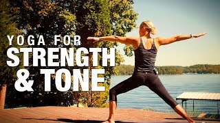 Yoga for Strength amp Tone Class  Five Parks Yoga 55 Minute Yoga Class [upl. by Isaiah]