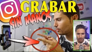 Trucos Instagram Stories  Cómo grabar video sin manos [upl. by Chabot744]