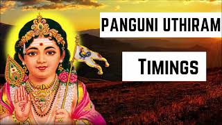 Panguni Uthiram Date 2024 When is Panguni Uthiram Pooja Date 2024 Happy Panguni Uthiram 2024 [upl. by Colwen]