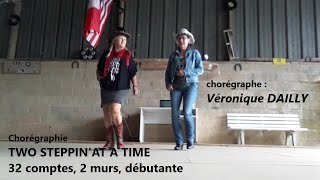 TWO STEPPIN AT A TIME line dance country [upl. by Kcirded]