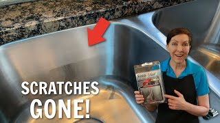 The Best Way to Remove Scratches from Stainless Steel [upl. by Annawd]