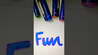 Lettering   Fun  ✨ shorts viral youtube trending fun lettering writing calligraphy art [upl. by Jardena]