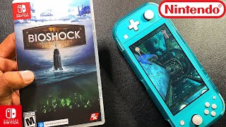 BIOSHOCK The Collection  Unboxing and Gameplay  Nintendo Switch Lite [upl. by Eignav]