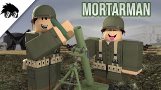 Roblox D Day Gameplay  Mortarman Gamepass [upl. by Atinuaj]