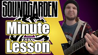 Soundgarden Spoonman Guitar Lesson  Minute Lesson shorts [upl. by Akilak]