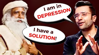 Sandeep Maheshwari Suffering from Depression  Sadhguru Darshan [upl. by Ruhnke]