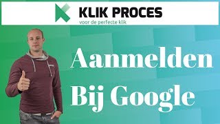 Website Aanmelden bij Google in 2 Minuten Geregeld [upl. by Liemaj139]