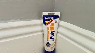 DIY Review Polycell Flexible Gap Polyfilla [upl. by Nylesoj660]