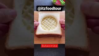 Cheese Bread omelette sandwich recipe short youtubeshorts streetfood [upl. by Idroj]