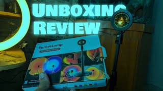 Unboxing viral Sunset lamp  VIRAL Sunset Projection Lamp  Annas ibn Umer [upl. by Otreblif]