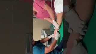 Reduccion de fractura luxacion de tobillo  ankle fracture dislocation reduction [upl. by Airrat375]