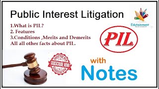 PIL  Public Interest Litigation  With notes [upl. by Dammahum]