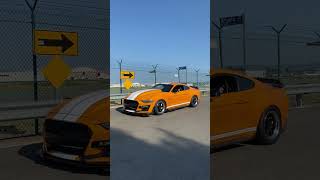 Orange Fury Ford Mustang  18quot Forgestar D5 Wheels  Motorsports LA [upl. by Wexler]