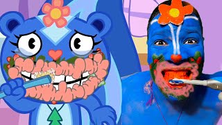 HAPPY TREE FRIENDS IN REAL LIFE Wishy Washy Full Episode Cosplay parody Part 41 [upl. by Aremahs]