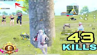 NEW WORLD RECORD 2024  43 KILLS SOLO vs SQUAD  S4S GAMING PUBG MOBILE l ASIA ACE MASTER [upl. by Sherm772]