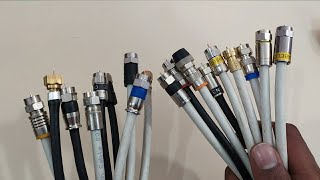 all type cable connectors and how to install [upl. by Adnylg]