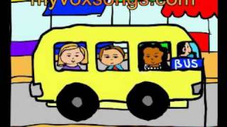 The Wheels on the Bus  Nursery Rhymes and Childrens Songs [upl. by Terriss837]