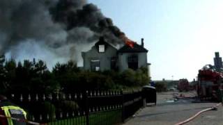 Grote brand bij boulevard in Noordwijk [upl. by Nuawad]