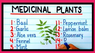 medicinal plants name20 medicinal plants name [upl. by Divine419]