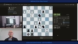 paulw7uk 2202 v 2150 fort4forks rapid chess lichess [upl. by Olnek]