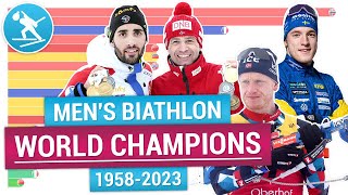 Mens Biathlon World Champions 19582023 [upl. by Bergeron]