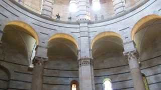 Baptisterium doopkerk Pisa [upl. by Aroz]