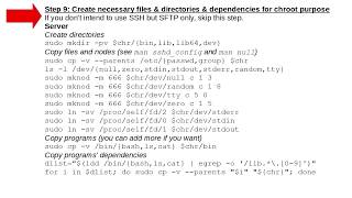 Setup SSH and SFTP server with chroot jail [upl. by Assennev173]