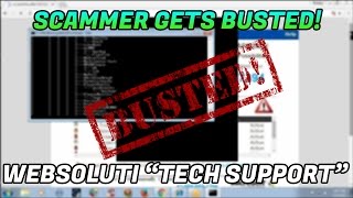 TECH SUPPORT SCAMMER BUSTED quotwebnetworksquot  18668697394  webnetworksus [upl. by Dorotea]