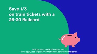 Digital 2630 Railcard from Trainline [upl. by Roxanna]