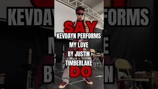 KEVDAYN performs my love by Justin Timberlake kevdayn mylove justintimberlake concert fans [upl. by Gernhard]