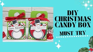 Create Your Own Festive Holiday Candy Box Diy Tutorial [upl. by Aicile735]