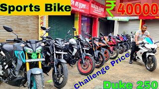 Cheapest Sports Bike Kolkata Hooghly Only ₹ 40000 Used Rs200 MT Duke250  Second Hand Bike Video [upl. by Kiri]