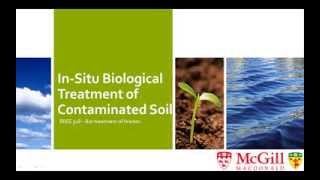 InSitu Biological Treatment of Contaminated Soil [upl. by Torp]