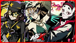 All NEW Characters All Out Attacks  Persona 5 The Phantom X [upl. by Marylin]