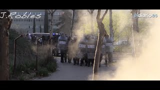 Segundo día de huelga Complutense 1 detenido 27 marzo 2014 [upl. by Calvin]