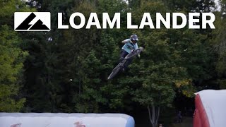 Loam Lander backyard airbag mtb session [upl. by Graybill]