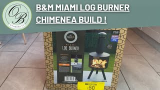 Miami Log Burner Chimenea from BampM  Build Guide [upl. by Fae272]