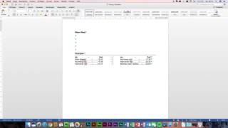 Tabulator in Word [upl. by Westley795]