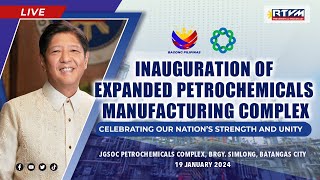 Inauguration of the Expanded Petrochemicals Manufacturing Complex of the JG Summit Olefins Corp [upl. by Tavis]