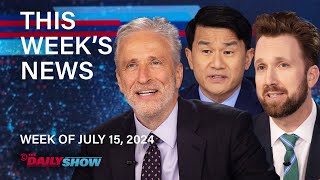 Jon Stewart Jordan Klepper amp Ronny Chieng Cover the RNC  The Daily Show [upl. by Elleimac]