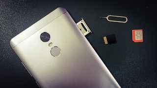 How To Insert Sim Card and Micro SD Card In Xiaomi Redmi Note 4 [upl. by Stander]