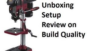 Northern Industrial Drill Press with Laser — 5Speed 12 HP Item 155301 [upl. by Selima455]