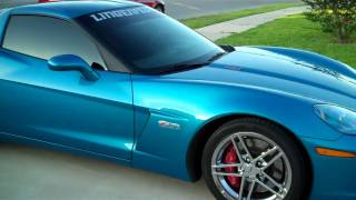 C6 Z06 Corvette  Lingenfelter at Idle Corsa Exhaust [upl. by Kesia]